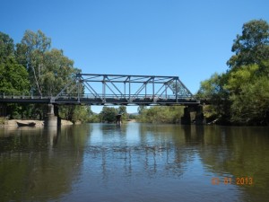 approaching the boat ramp