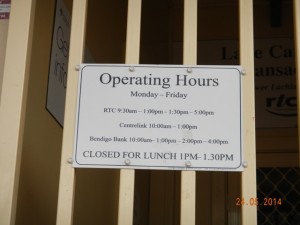 typical store sign