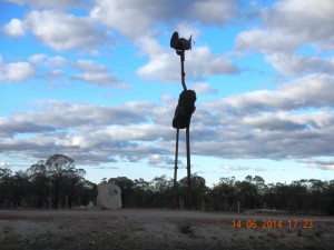 Stanley the Emu (made from VW Beetle parts)