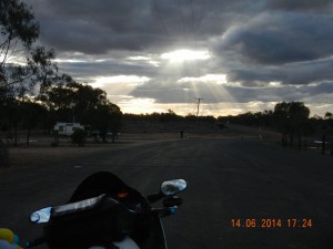 Sunset just out of Lightning Ridge