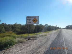 Stock road sign. These are REAL!