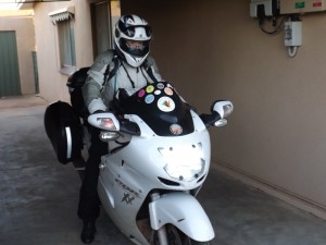 on my way