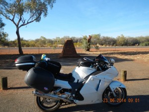 John Stuart Memorial - on the Stuart highway naturally.