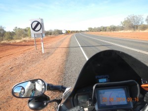 "unlimited" speed limit sign